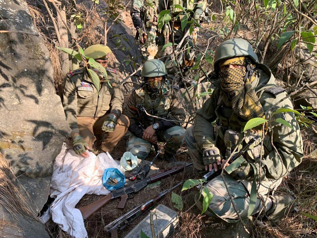 Four terrorists are successfully neutralised in Jammu region