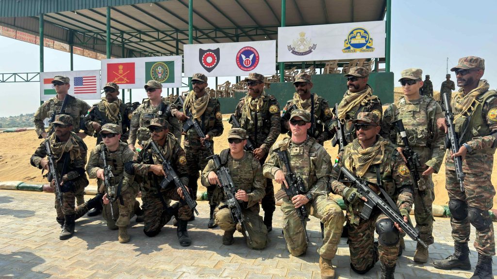 India-US military exercise in Thar Desert