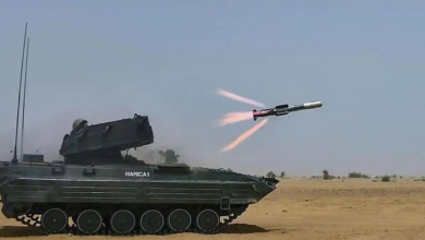 Made in India vehicle launcher for Nag Missile Systems