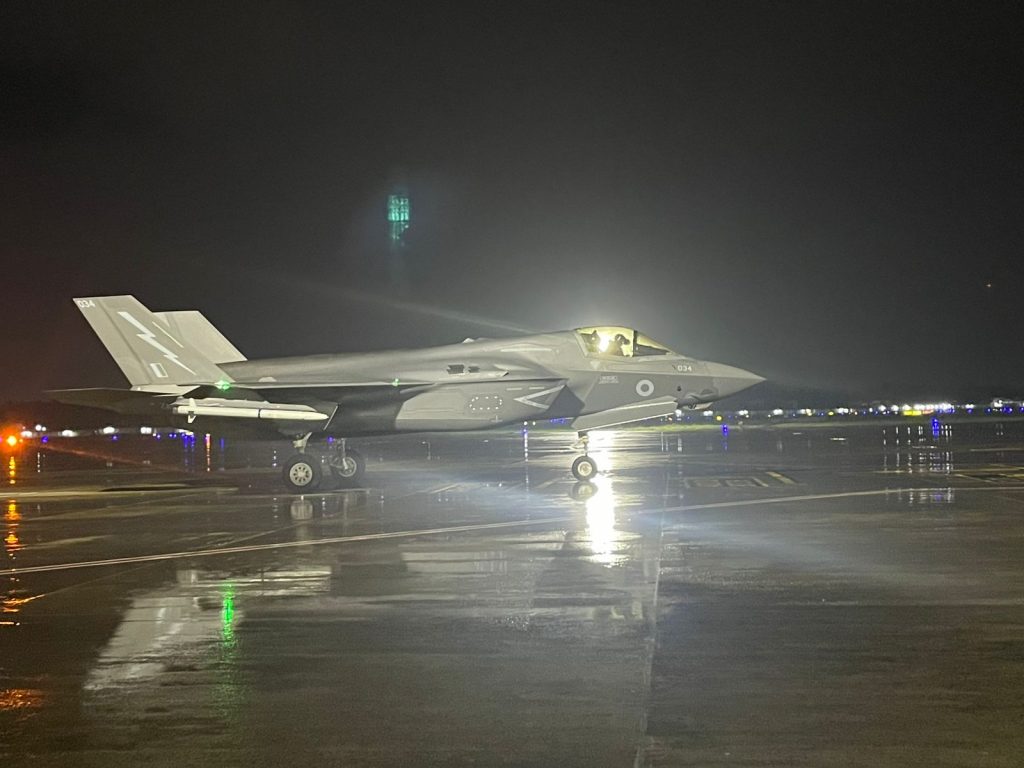 Emergency landing by British F35B fighter jet at Trivandrum
