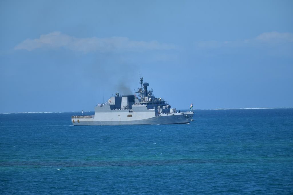 INS Kadmatt at Papua New Guinea’s 50th I-D Celebrations
