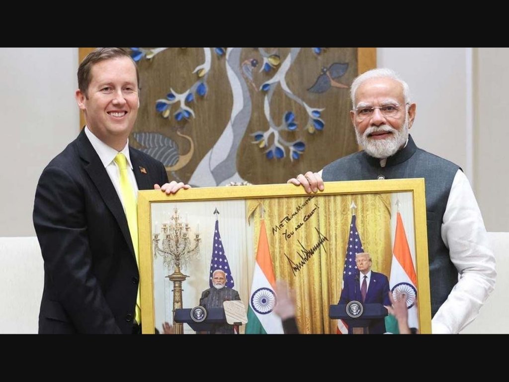 Sergio Gor meets Prime Minister Modi
