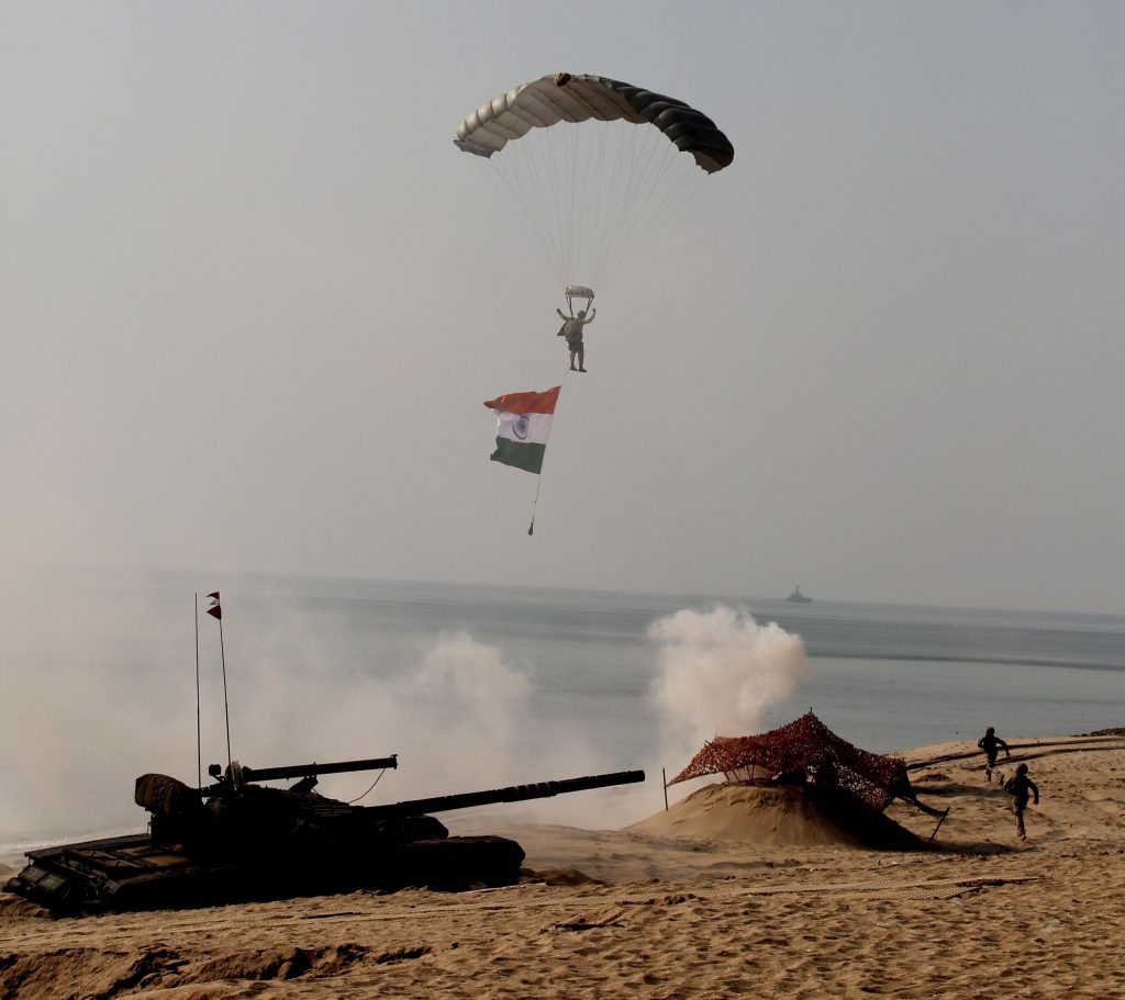 Tri-Service Exercise ‘TRISHUL’ concludes